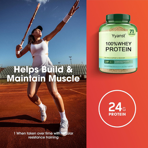 Proteína de Suero de Leche 100%, 24 g de Proteína por Porción, 71 Porciones, Apoyo y Recuperación Muscular, Sabor a Chocolate con Leche - Product Image 4