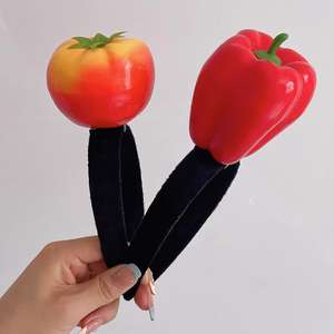 Diadema de frutas y verduras de dibujos animados, accesorios de fiesta para Cosplay de carnaval, diadema divertida para tomar fotos - Product Image 6