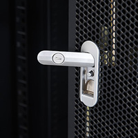 Armoire de serveur DDF 42U de 19 pouces avec porte en verre trempé de haute qualité, modèle 2023, pour centre de données, capacité de charge 800 kg
