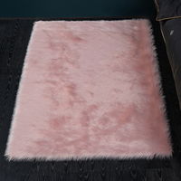 Le fournisseur de tapis en gros fournit de bons tapis en forme de cœur, tapis de sol moelleux, fourrure douce, peut être personnalisé et lavable