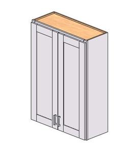 Armadietto da Cucina Bianco Stile Shaker Sunique Sydney, Profondità 18-23,9 Pollici, Montaggio a Parete, Porta in Legno Massello Verniciato con Finitura Laccata - Product Image 1