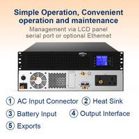 锂电机机架安装UPS 1kva 2kva 3kva在线纯正弦波110V/220V服务器备用UPS电源