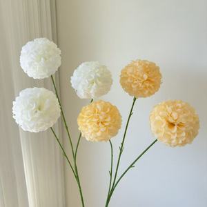 Flores de hortensia artificiales Junheyuan, arreglo floral de seda para decoración del hogar, hotel, exhibición, rama individual 289 - Product Image 3