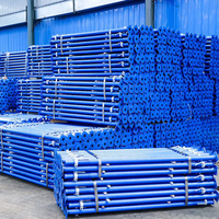 Puntales de Acero Galvanizado Ajustables DAZHI DZ-48, Puntales de Apuntalamiento para Construcción Industrial, Poste Telescópico de Tornillo de Alta Resistencia