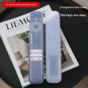 <span class=keywords><strong>TCL</strong></span> RC902v/802NU1 용 친환경 방진 방수 실리콘 TV 리모컨 커버 프로텍터 - Product Image 4