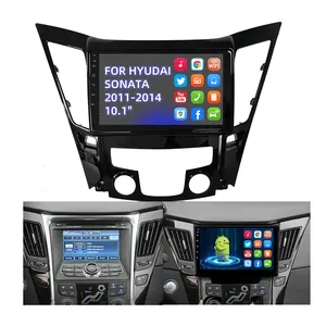 Touch Screen Android Auto Multimedia Gps Navigatie 9 Inch Dvd Video Speler Audio Radio Stereo Voor Hyundai Sonata