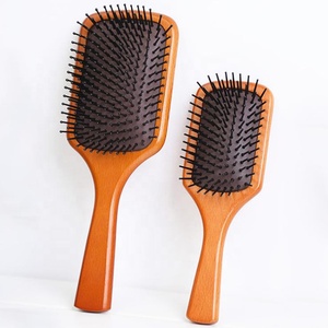 Haute qualité naturelle <span class=keywords><strong>aveda</strong></span> cheveux brosse en bois en bois de plage brosses à cheveux - Product Image 3