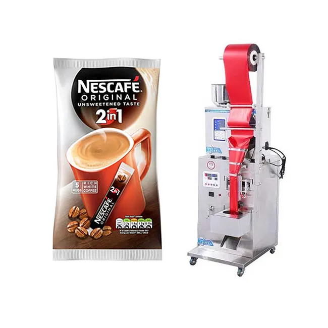 Automatische Kleine Verticale Zakjes Spice Poeder Koffie Graan Meel Thee Poeder Zak Vullen Gewicht Verpakking Machine