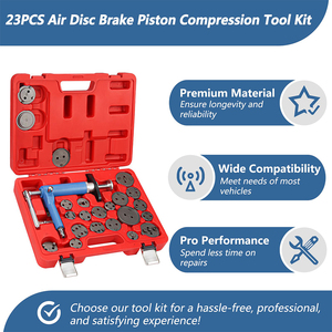 Podofo 23PCS Universal Air Brake Caliper <b>Wind</b> <b>Back</b> <b>Tool</b> Kit Factory Vehicle Automotive Repair <b>Tools</b> for Universal Auto Car - Product Image 2