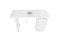 Table de manucure pédicure blanche multifonctionnelle portable avec évent pour salon de manucure, chambre, salon et salon.