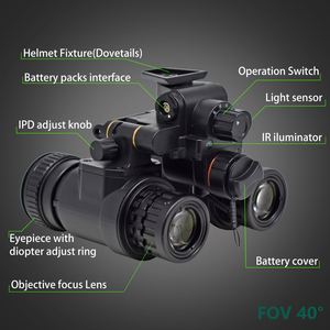 อุปกรณ์มองกลางคืนแบบติดหมวก LinduNV Gen2+ PVS31 มาตรฐานทหาร - Product Image 6