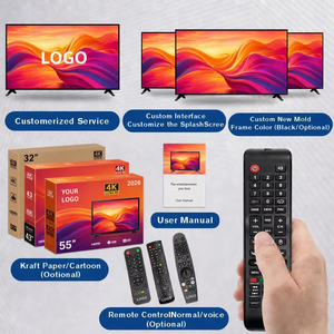 Televisor Inteligente ISDB-Tb para <span class=keywords><strong>Brasil</strong></span>, Chile y Perú, de 32-55 Pulgadas, Android 14, 4K UHD LED, para Uso en Hoteles - Product Image 2