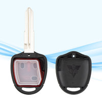 Coque de clé de voiture à distance MS 2 boutons pour Mitsubishi Lancer Outlander housse de remplacement avec lame vierge MIT11