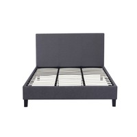 Base de lit double, queen ou king size en bois, style minimaliste américain, personnalisable, confortable, nouveau design, lit souple