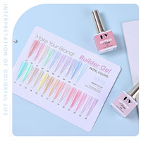 Pour Hanyinails OEM, Marque Privée, Gel BIAB Sans HEMA, Vernis à Ongles Liquide UV/LED pour Extension de Gel Constructeur, Vernis à Ongles de Haute Qualité