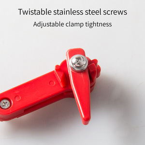 Clip de liberación rápido de plástico rojo para pesca en agua salada, para uso en embarcaciones - Product Image 3