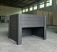Abri de stationnement moderne, étanche et de haute qualité, avec toit conçu pour robot tondeuse à gazon, garage ou carport en bois – Offre Spéciale