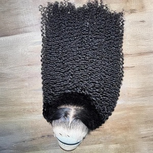 Peluca rizada birmana natural, peluca frontal de encaje HD completa, proveedor mayorista de pelucas frontales de encaje de cabello <span class=keywords><strong>humano</strong></span> virgen vietnamita rizado natural. - Product Image 1
