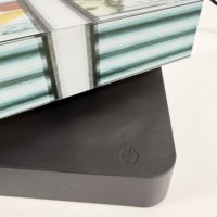 Lámpara de Dinero Magnética Levitante 3D Moderna, Lámpara LED de Billetes de Dólar, Base Giratoria, Decoración de Escritorio de Oficina, Regalo de Prosperidad