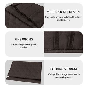 5 Pockets Sofa Side Armrest Pocket Storage <b>Bag</b> Sofa <b>Bed</b> Side Magazine Remote Control Storage Hanging Storage <b>Bag</b> - Product Image 4