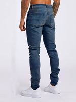Jean slim homme taille mi-haute vintage en denim de haute qualité avec personnalisation de marque – Évaluation élevée