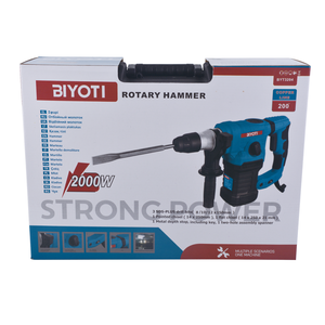 Martillo Rotatorio Eléctrico BIYOTI de 220V y 2000W, CA, con Escobillas, Grado Industrial, Diámetro Máximo de Perforación de 32 mm, Súper Durabilidad, Alta Eficiencia - Product Image 6