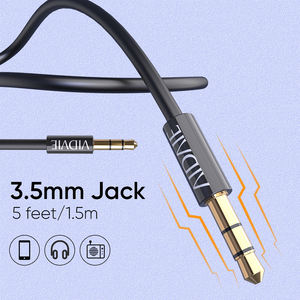 Câbles audio VIDVIE TPE stéréo 1,5 m 3,5 mm Jack AUX, câble audio mâle vers mâle pour haut-parleur de voiture - Product Image 4
