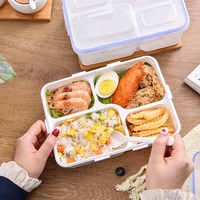 Keuken Accessoires Grote Capaciteit Koelkast Lunch Opbergdoos Transparant Plastic Verzegeld Voedsel Fruit Crisper Box Met Lepel