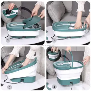 Mimir Factory Price Foot Spa Baño Masajeador Máquina con control remoto 24 Bolas de masaje automático para pies cansados Relax Pedicura