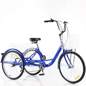 थोक सस्ते वयस्क Tricycle बड़ा पहिया तिपहिया साइकिल 3 पहियों तिपहिया