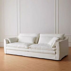 Donsun New Arrival Home Use Furniture Linen Fabric Slipper Cover Lounge Chair 1 Seat Sofa Chair Sofa - Product Image 6