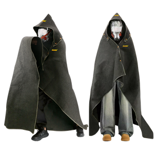 بطانية طوارئ للهروب من الحريق مصنوعة من ألياف الكربون والأراميد المقاومة للهب، حصيرة إنقاذ مضادة للحريق لمكافحة الحرائق، آمنة للمنزل والسيارة - Product Image 4