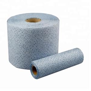 Toalla de Limpieza para Automóviles de Polipropileno No Tejido Absorbente de Aceite Azul de Alta Resistencia, Rollo de Toallas de Papel Industriales Desechables - Product Image 1