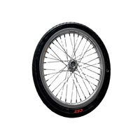 Kit de roues Supermoto Sur-Ron Light Bee X 17 pouces 17x2.15 en aluminium CNC haute performance, couleur argent, pour moto électrique tout-terrain