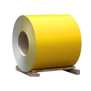 Bobines d'acier galvanisé peintes Z275, 1 mm, revêtement couleur, bobines métalliques peintes pour la construction - Product Image 1
