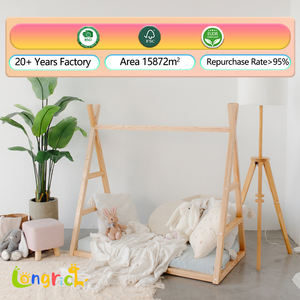 Charmant <span class=keywords><strong>lit</strong></span> <span class=keywords><strong>tipi</strong></span> au sol durable pour les lits des tout-petits Produit - Product Image 2