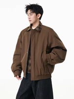 Blouson Bomber Personnalisé 2026 Style Streetwear Hip Hop Imperméable Coupe-Vent Réversible avec Logo Frontal pour Usage Quotidien