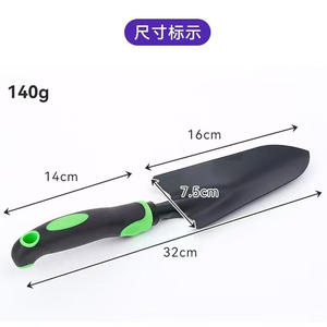 คราดสวนเหล็กห้าซี่ สีดำและสีเขียว ด้ามจับ 14 ซม. พื้นผิวกันลื่น สำหรับใช้ทางการเกษตร - Product Image 3