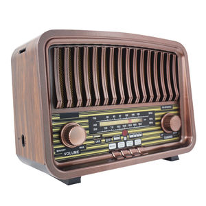 راديو منزلي محمول بتصميم كلاسيكي حديث للبيع بالجملة من المصنع، يدعم موجات AM/<span class=keywords><strong>FM</strong></span>/SW و BT/USB/TF، مناسب لديكور المنزل والحفلات والهدايا - Product Image 2