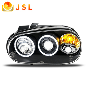 Faro a LED JSL per Volkswagen VW <span class=keywords><strong>Golf</strong></span> <span class=keywords><strong>4</strong></span> R32, Accessori Auto, Stile Angel Eyes, Aggiornamento <span class=keywords><strong>2004</strong></span>-2008 - Product Image 1