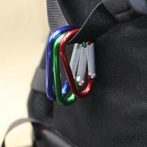 Mousqueton en alliage d'aluminium de type D, taille 4, boucle à dégagement rapide pour équipement d'escalade, crochet multifonctionnel - Product Image 5