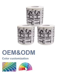 مرحاض قذر مضحك إبداعي مطبوع باللون الأبيض anأنت ناعم للاستعمال مرة واحدة مخصص لصديق عائلة لوازم تزيين الحفلات - Product Image 5