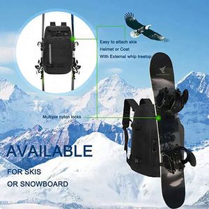 Sac à bottes de ski gratuit, sac à dos de voyage imperméable de 50 L pour le ski, le casque de ski - Product Image 6