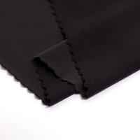 Tela de nailon Spandex de alta elasticidad para niñas, malla de punto transpirable suave para ropa deportiva y sujetador de natación, estilo liso
