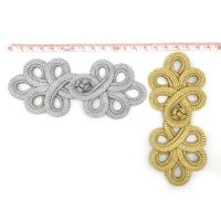 Grands boutons de décoration artisanale traditionnelle classique grenouille chinoise boutons de fermeture noeud attache pour costumes Cheongsam Tang