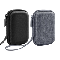 Étui rigide pour appareil photo en EVA, sac de rangement portable antichoc pour appareil photo CCD, carte mémoire, accessoires, étui en EVA, vente en gros