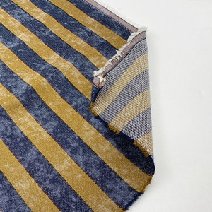 Kain Batik Katun 100% Jacquard Twill Herringbone Reversible Bergaris Celup Benang Biru Kuning <span class=keywords><strong>Bali</strong></span> Indonesia Grosir - Product Image 5