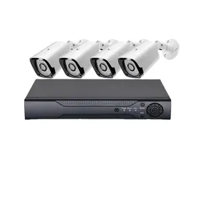 Conjunto de cámara AHD de 4 canales, Full HD, 1080P, para exteriores, impermeable, Kit DVR, Combo de sistema de seguridad CCTV para el hogar, barato, 4 Uds.