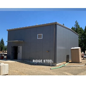 Abri de stockage extérieur Abri de garage d'<span class=keywords><strong>atelier</strong></span> écologique Hangars modernes préfabriqués à cadre en acier Studio d'artiste bureau TKA - Product Image 3