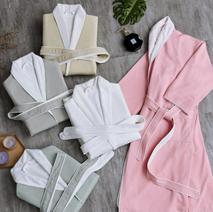 <span class=keywords><strong>Peignoir</strong></span> long léger en flanelle double couche, doux, luxueux et élégant pour <span class=keywords><strong>femme</strong></span>, cadeau idéal pour les couples - Product Image 5